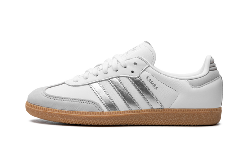 Adidas Samba OG White Silver Metallic Grey