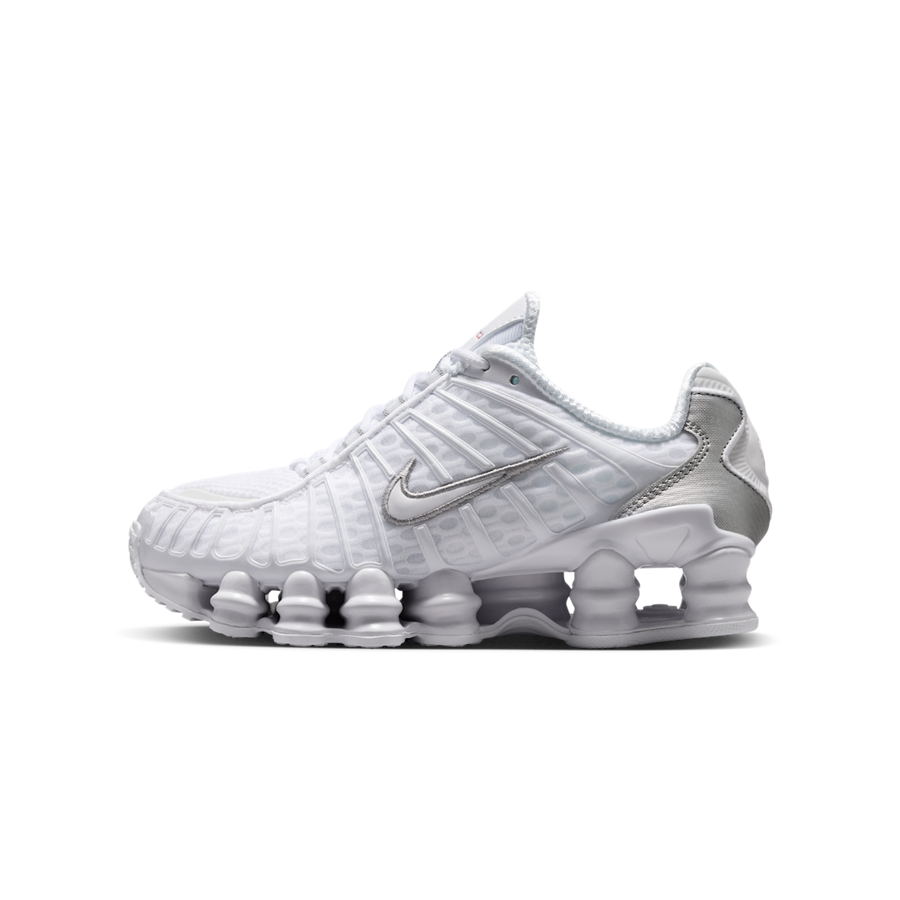 Nike Shox TL White Metallic Silver